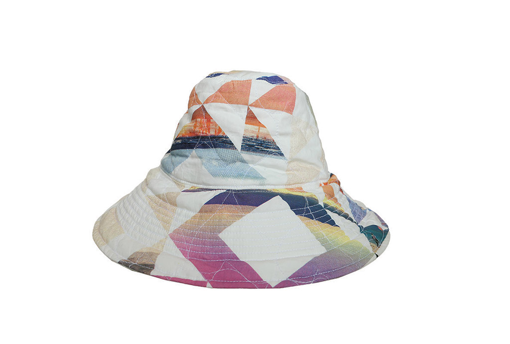 colourful sun hat