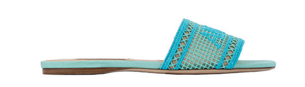turquoise shoe